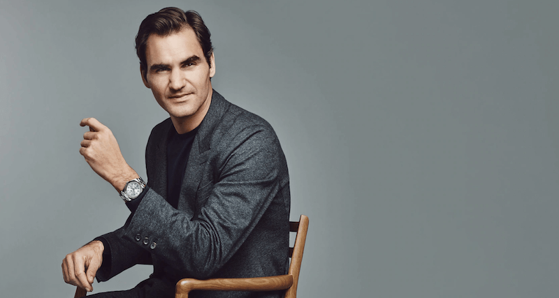 Roger Federer als Ambassador von Rolex