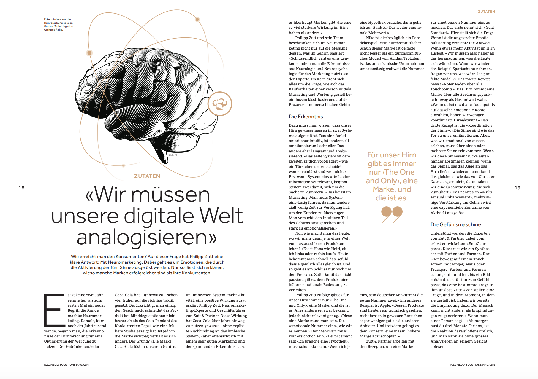 Interview mit Philipp Zutt in der NZZ Essenz